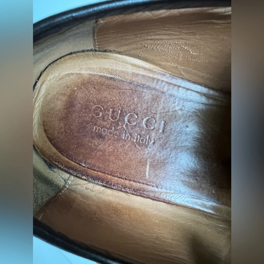 Gucci Brown Leather Loafer size 11